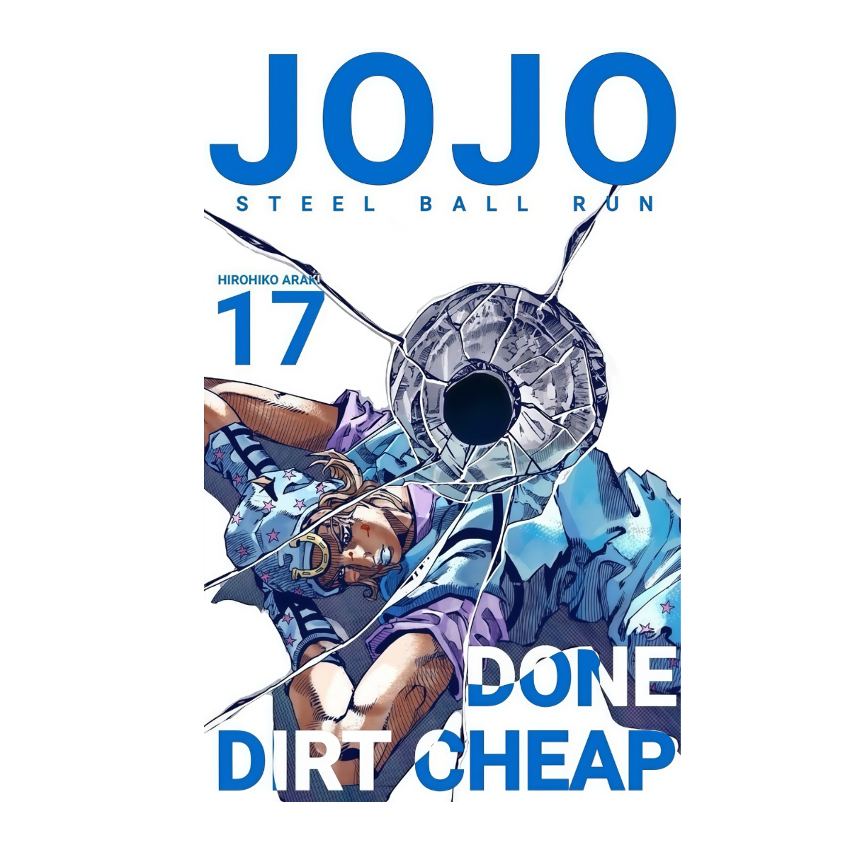 Johnny Joestar Jojo Part 7 Steel Ball Run Hirohiko Araki Poster Manga Jojo's Bizarre Adventure