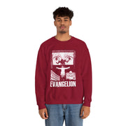 Evangelion Vintage Sweatshirt EV Character Illustration Japanese Retro Anime Fall Streetwear