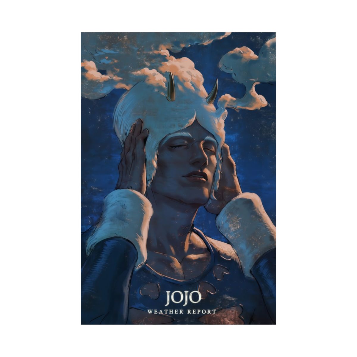 Weather Report Jojo part 6 Jolyne Kujo Jojo's Bizarre Adventure poster