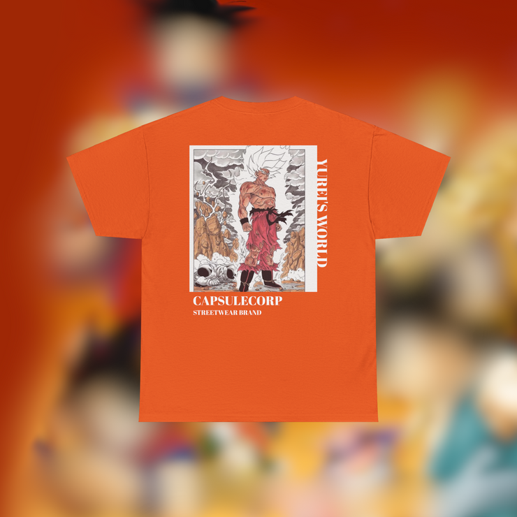 Dragon Ball Saiyan T-shirt, Super Saiyan Goku's Awakening, Unisex Cotton Top,