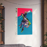 Vintage Jojo's Bizarre Adventure Hirohiko Araki Wall Art Poster Home Decor - Rolled Posters, Manga Cover, Part 5 Joestar Platinum Star, Hiraki, Retro, Room Decor