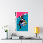 Vintage Jojo's Bizarre Adventure Hirohiko Araki Wall Art Poster Home Decor - Rolled Posters, Manga Cover, Part 5 Joestar Platinum Star, Hiraki, Retro, Room Decor