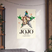 Vintage Anime Hirohiko Araki Jojo's Bizarre Adventure x Steel Ball Run Exhibition Wall Poster, Cool Paper Art, Retro Decor for Fans, Unique Manga Gift, Rolled Poster Print