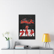 Retro Poster, Cyberpunk Wall Art, Vintage Graphic Print, Akira Anime Home Decor, Matte Vertical Posters