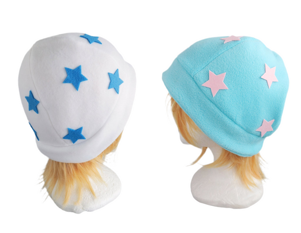 Jojo's Bizarre Adventure x Steel Ball Run Inspired Star Fleece and Felt Star Hats