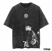 Jujutsu Kaisen Gojo's Awakening T-Shirt Black Anime Graphic Tee Manga-Inspired Apparel Stylish Casual Outfit Streetwear Iconic Gojo Satoru