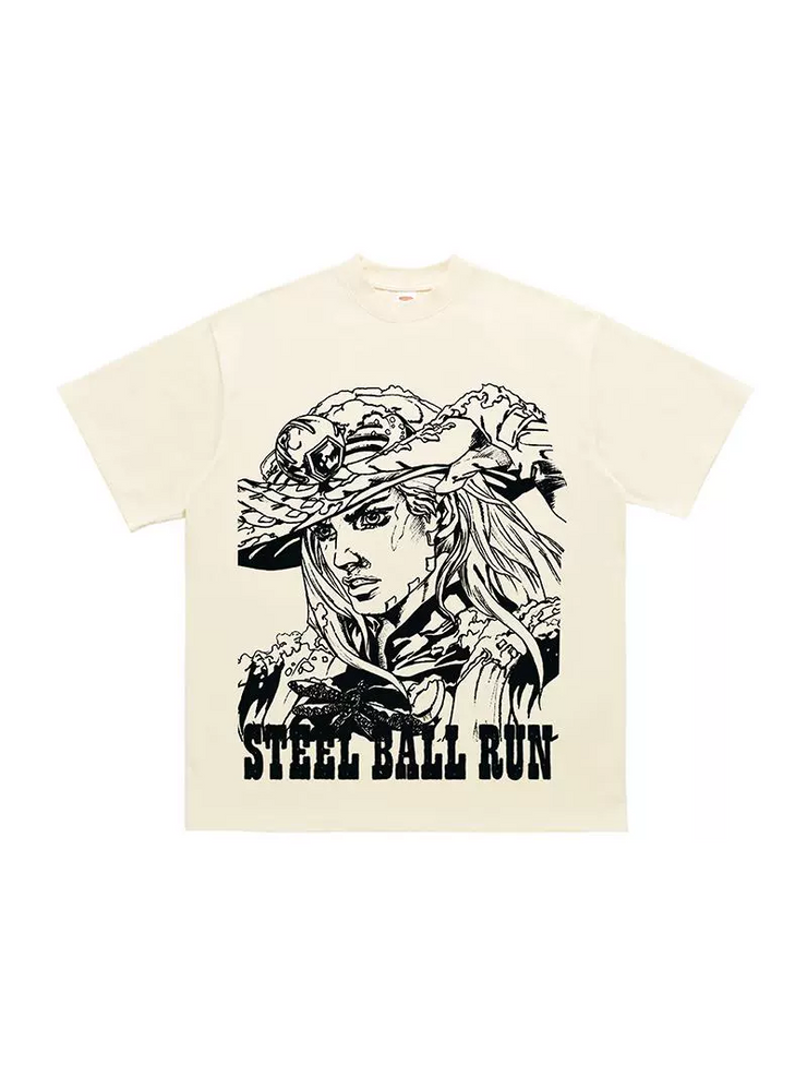 JOJO’s Bizarre Adventure x STEEL BALL RUN Johnny Joestar T-Shirt