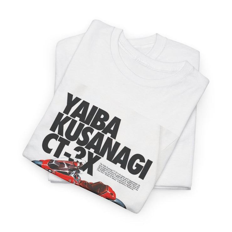 Kusanagi Bike Cotton T-Shirt - AKIRA™ Design Black Anime Graphic Tee Cyberpunk-Inspired Apparel Stylish Casual Outfit