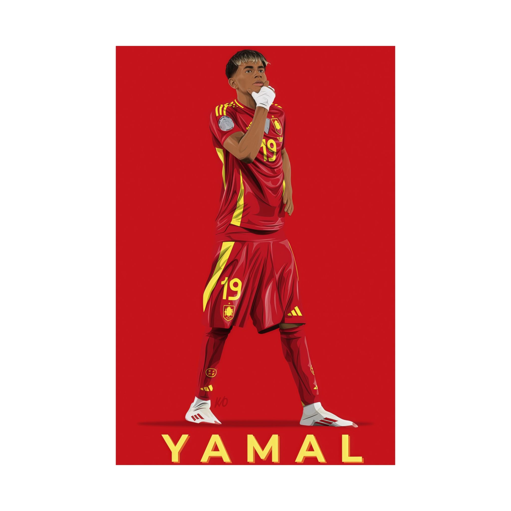 lamine yamal barcelona spain 17 year old goat right winger soccer football cleats nike puma adidas yamal poster lamine 