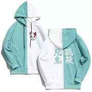 Demon Slayer Tanjiro Double Colour Hoodies for Spring & Autumn