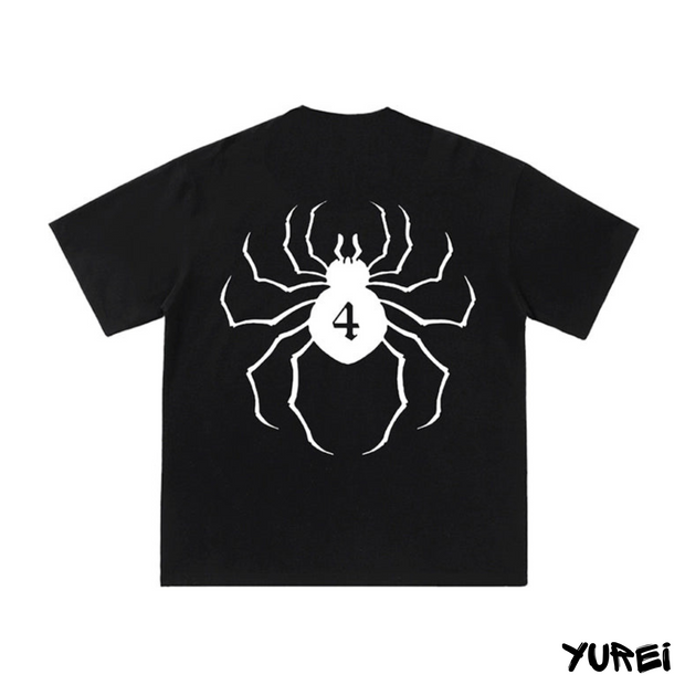 Hunter x Hunter Hisoka 04 Phantom Troupe Spider T-Shirt Black Anime Graphic Tee Collectible Fan Merchandise Villain Design Streetwear Iconic Hisoka Style