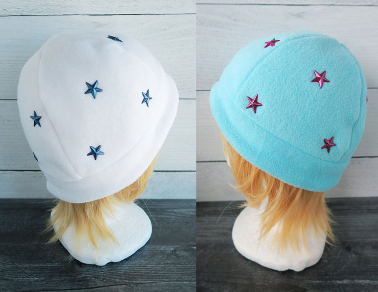 Jojo's Bizarre Adventure x Steel Ball Run Inspired Star Fleece and Metal Stars Hats