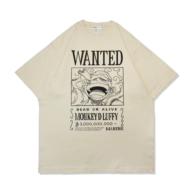 One Piece Luffy Gear 5 WANTED  Poster T-Shirt