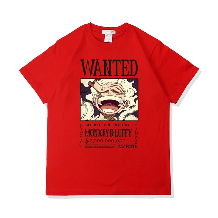 One Piece Luffy Gear 5 WANTED  Poster T-Shirt