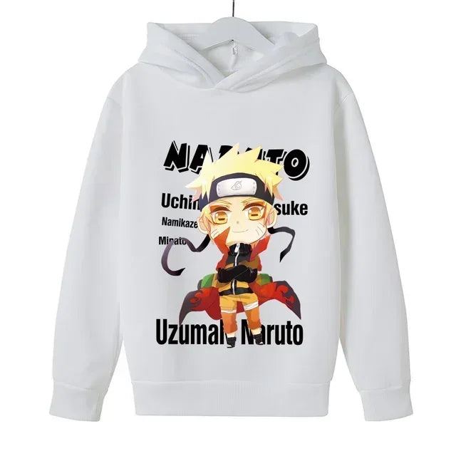 Naruto Casual Hooded Long-Sleeved Hoodie for Kids