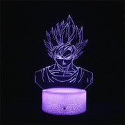 Dragon Ball Z 3D LED Night Light Action Figures - Goku, Vegeta, Gohan & More