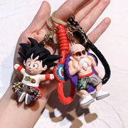 Cute Goku PVC Keychain - Anime Dragon Ball Z Pendant