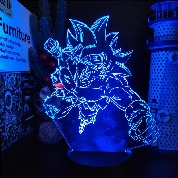 Dragon Ball Z 3D LED Night Light Action Figures - Goku, Vegeta, Gohan & More