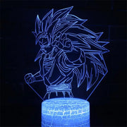 Dragon Ball Z 3D LED Night Light Action Figures - Goku, Vegeta, Gohan & More