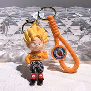 Cute Goku PVC Keychain - Anime Dragon Ball Z Pendant