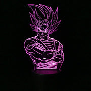 Dragon Ball Z 3D LED Night Light Action Figures - Goku, Vegeta, Gohan & More