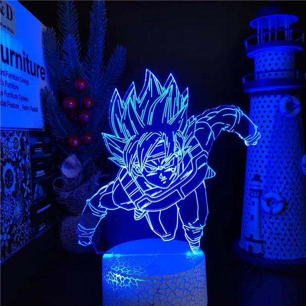 Dragon Ball Z 3D LED Night Light Action Figures - Goku, Vegeta, Gohan & More