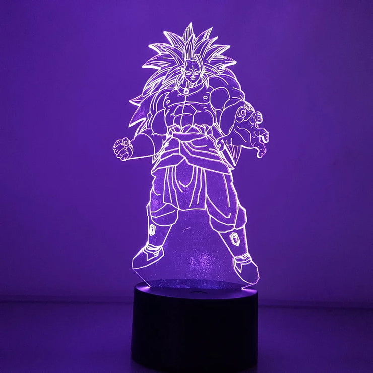 Dragon Ball Z 3D LED Night Light Action Figures - Goku, Vegeta, Gohan & More