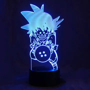 Dragon Ball Z 3D LED Night Light Action Figures - Goku, Vegeta, Gohan & More