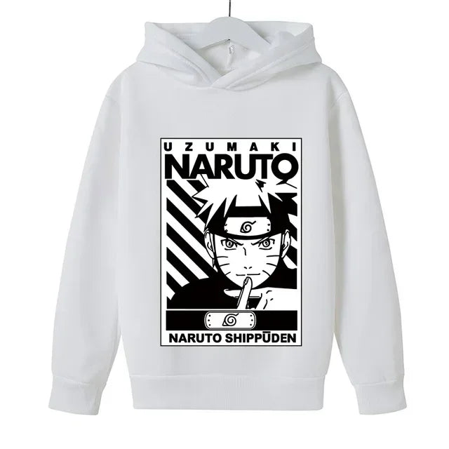 Naruto Casual Hooded Long-Sleeved Hoodie for Kids