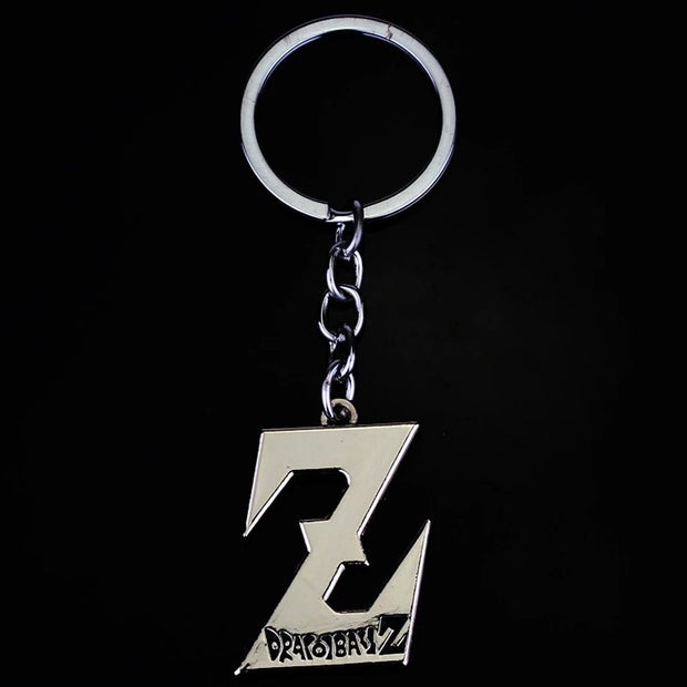 Dragon Ball Z Saiyan Logo Necklace & Keychain Set