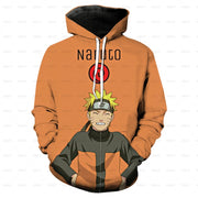 Naruto Kakashi 3D Hoodie for Kids - Casual Unisex Pullover