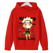 Naruto Casual Hooded Long-Sleeved Hoodie for Kids