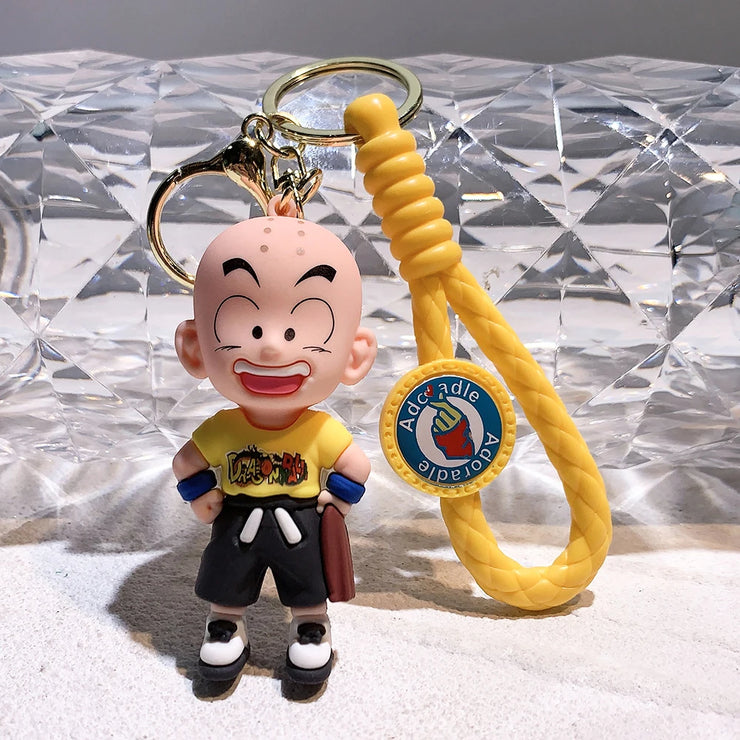 Cute Goku PVC Keychain - Anime Dragon Ball Z Pendant