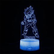 Dragon Ball Z 3D LED Night Light Action Figures - Goku, Vegeta, Gohan & More