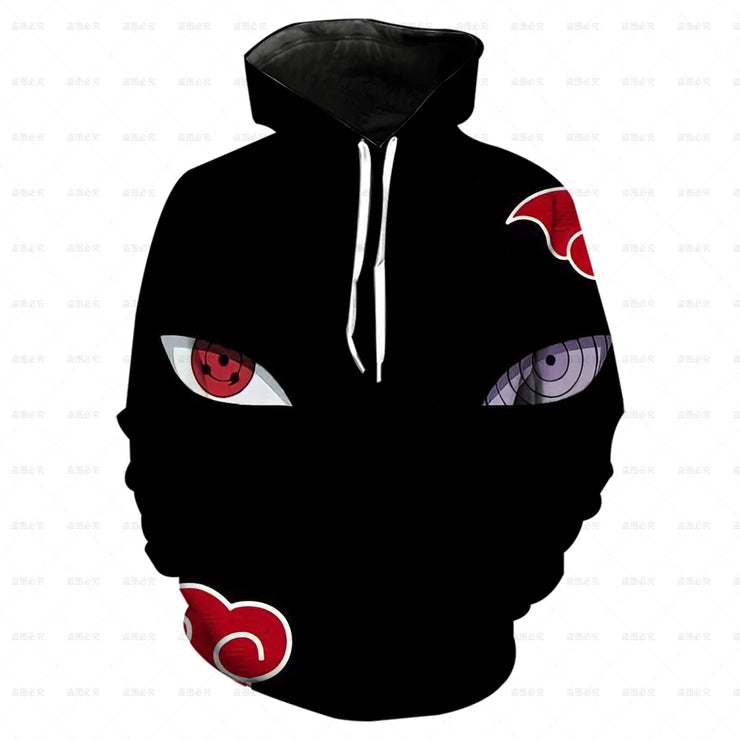 Naruto Kakashi 3D Hoodie for Kids - Casual Unisex Pullover