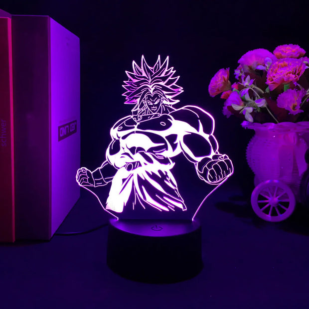 Dragon Ball Z 3D LED Night Light Action Figures - Goku, Vegeta, Gohan & More