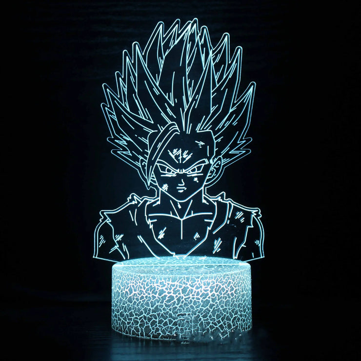 Dragon Ball Z 3D LED Night Light Action Figures - Goku, Vegeta, Gohan & More