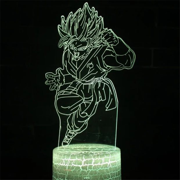 Dragon Ball Z 3D LED Night Light Action Figures - Goku, Vegeta, Gohan & More