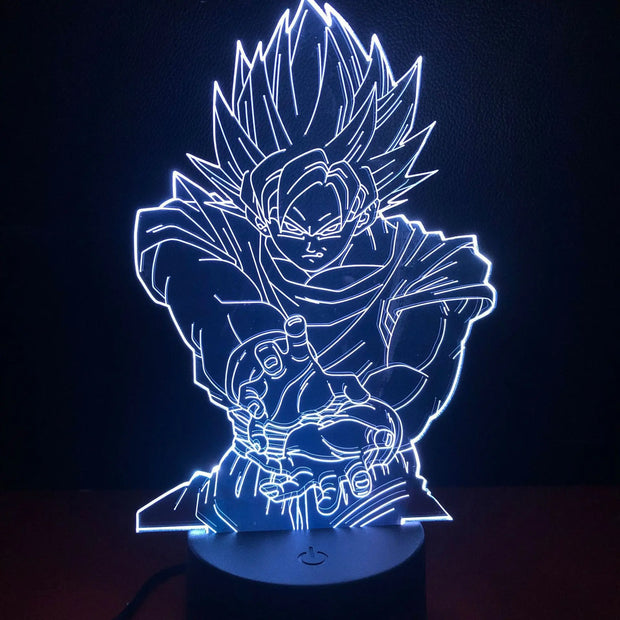 Dragon Ball Z 3D LED Night Light Action Figures - Goku, Vegeta, Gohan & More