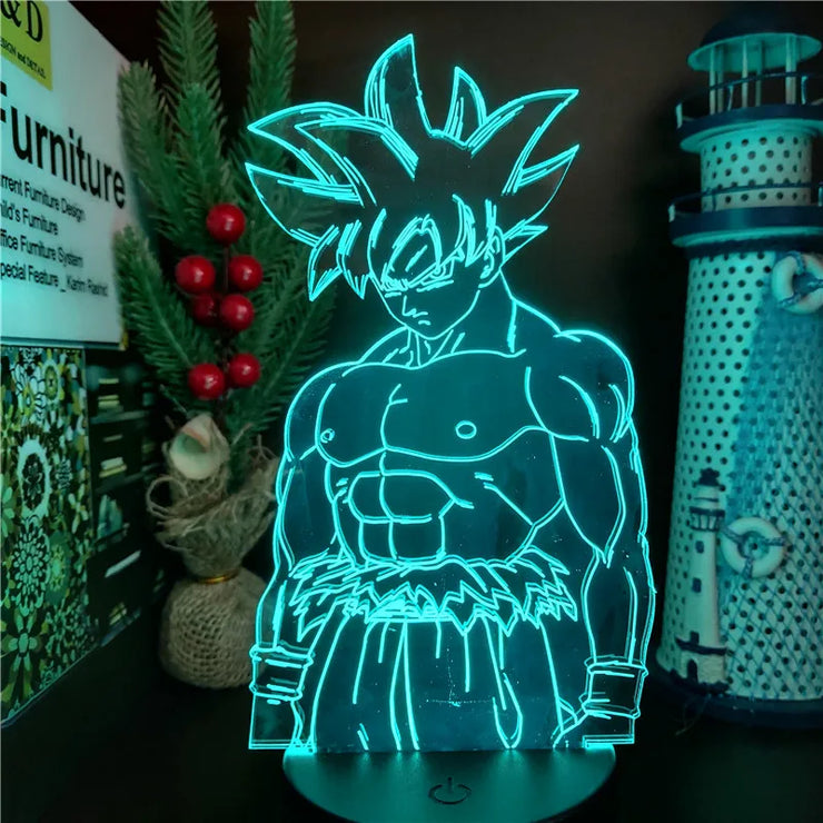 Dragon Ball Z 3D LED Night Light Action Figures - Goku, Vegeta, Gohan & More