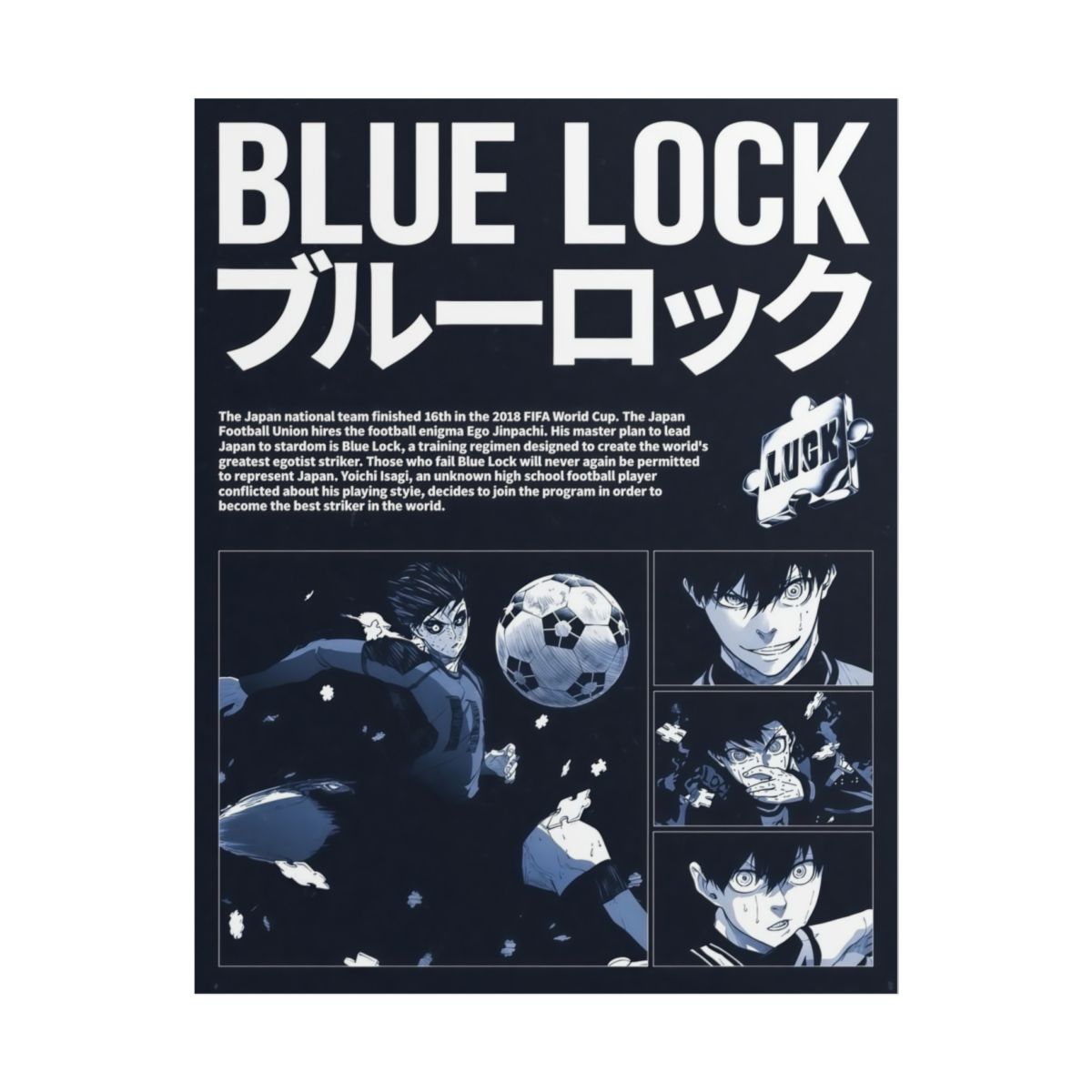 Blue lock soccer isagi egoist football aura